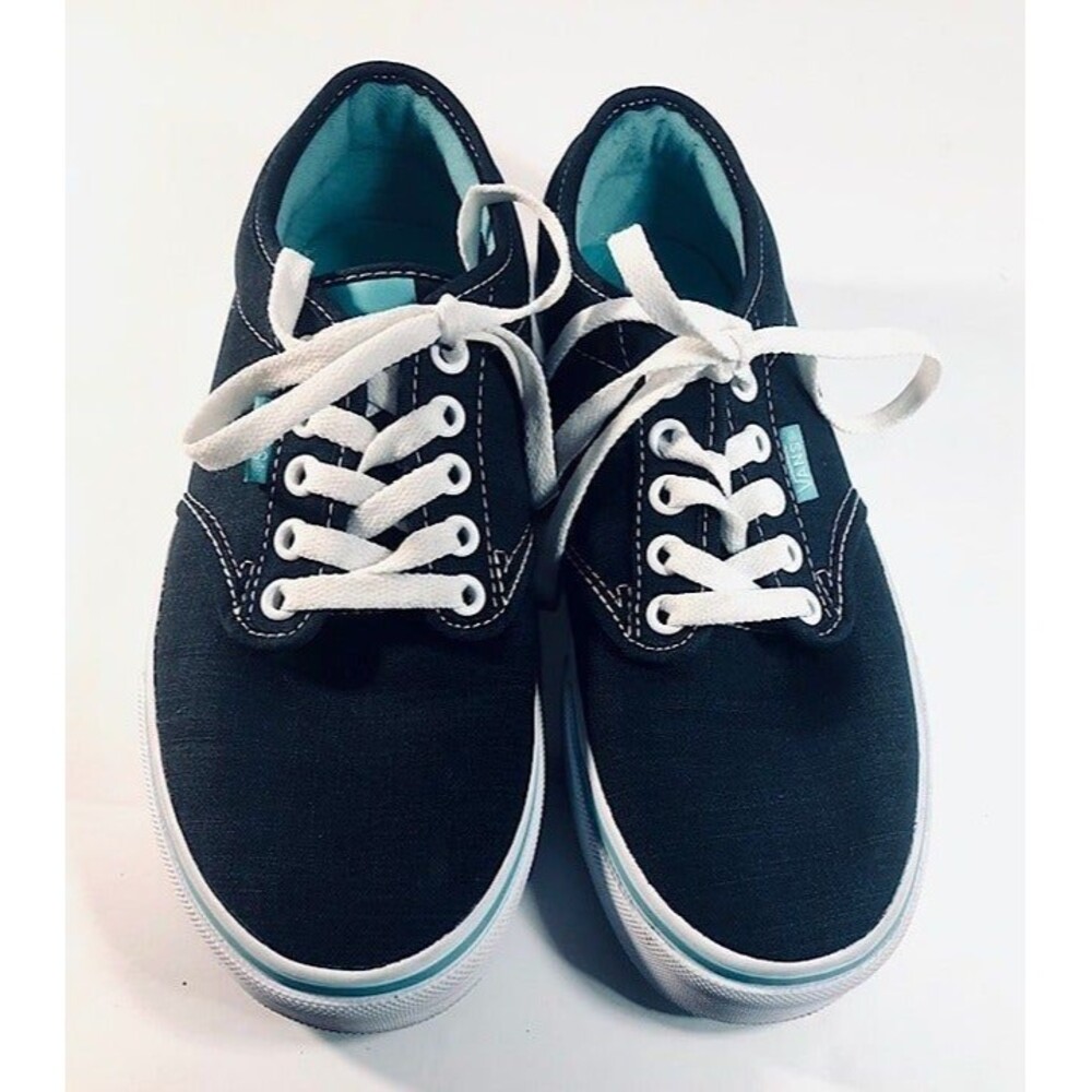 VANS Dark Blue,Aqua lined Double Layer Sneakers Women's Size 7